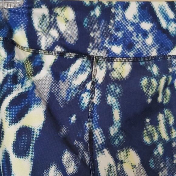CATO blue multicolor cropped leggings - Picture 4 of 11
